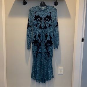 Hope & Ivy Maternity Dress Blue Sz 10